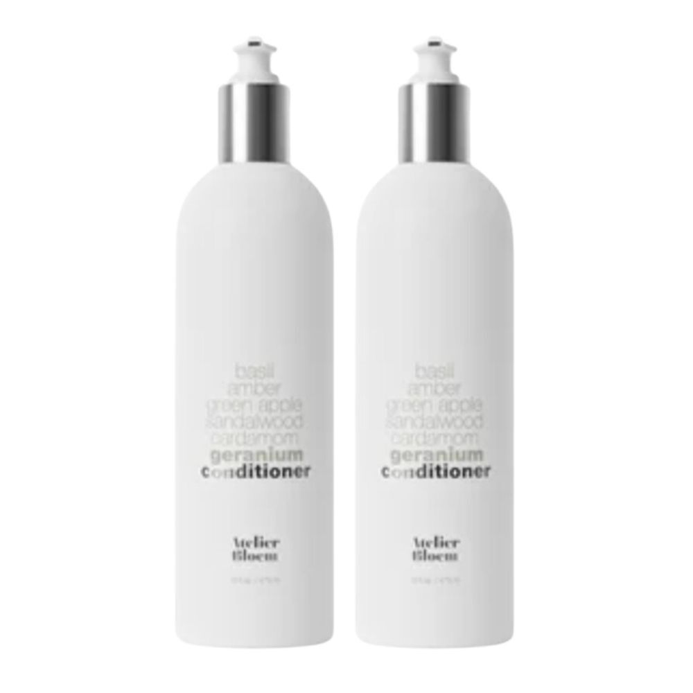 2 Atelier Bloem Green Apple Geranium Conditioner Kimpton Hotel 16oz New